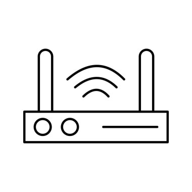 Kolayca değiştirebilen ya da düzenleyebilen İnternet bağlantısı Vektör simgesi