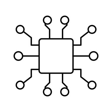 Kolayca düzenleyebilen ve düzenleyebilen Veri Otomasyon Vektörü simgesi