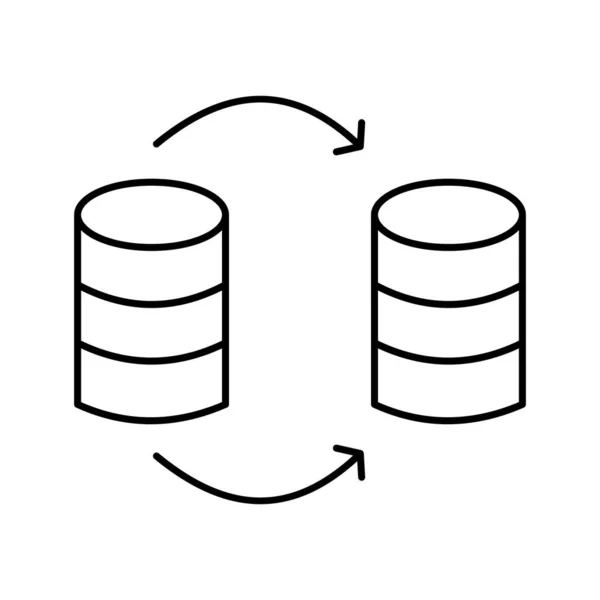 Comunicación Datos Vector Icono Que Puede Modificar Editar Fácilmente — Vector de stock