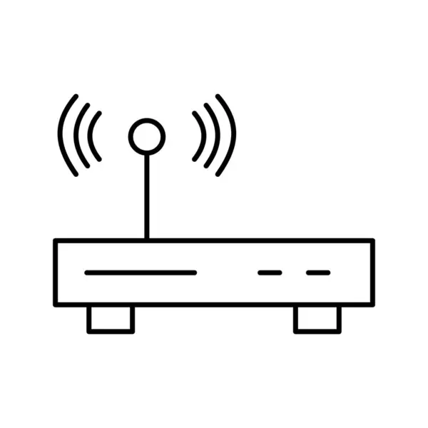 Datarouter Vektor Ikon Som Enkelt Kan Ändra Eller Redigera — Stock vektor