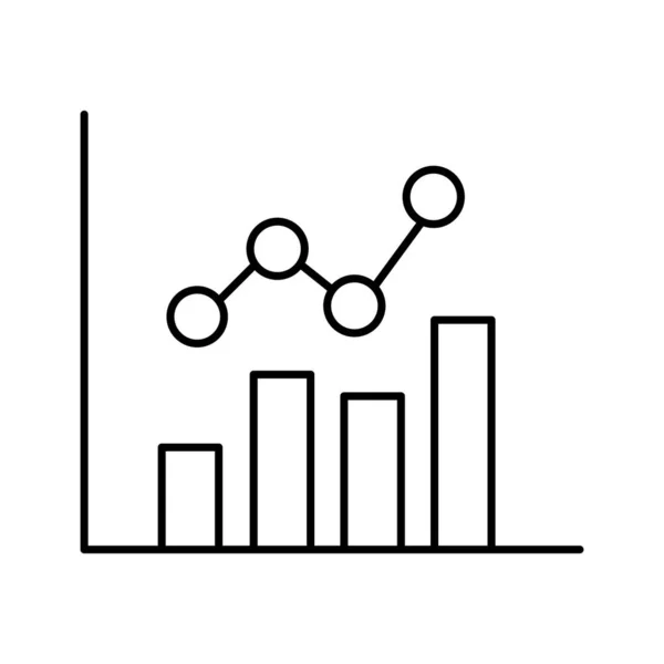 Diagramme Barres Icône Vectorielle Qui Peut Facilement Modifier Modifier — Image vectorielle