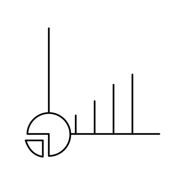 Векторная Диаграмма Значок Который Легко Изменять Редактировать — стоковый вектор