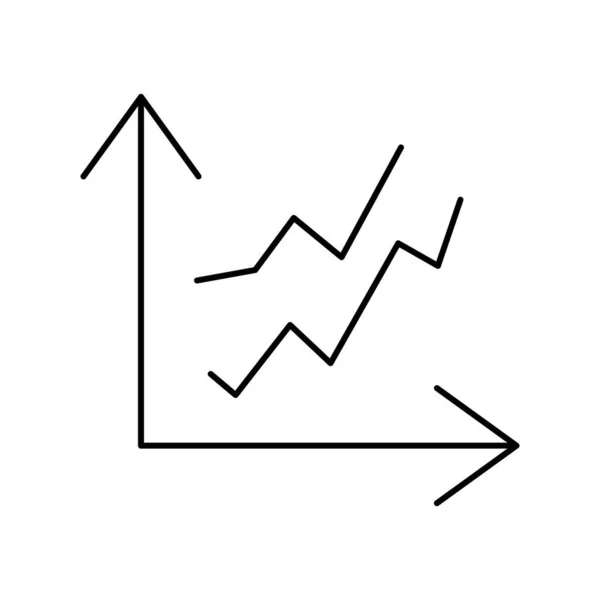 Bar Chart Vector Icon Which Can Easily Modify Edit — Stock Vector