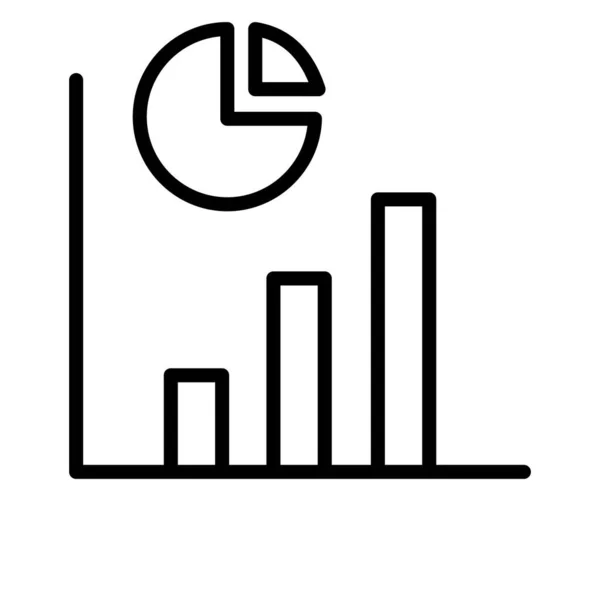 Stapeldiagram Vektor Ikon Som Enkelt Kan Ändra Eller Redigera — Stock vektor