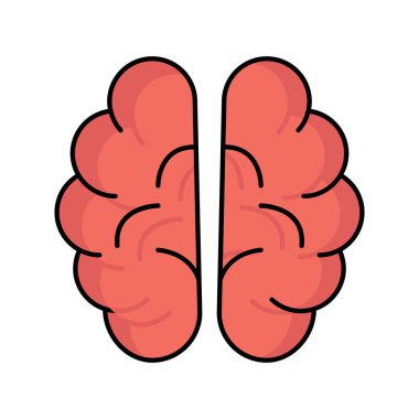 Kolayca değiştirebilen veya düzenleyebilen Beyin Vektörü simgesi