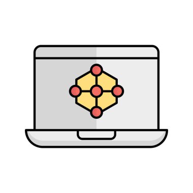 Kolayca düzenleyebilen ya da düzenleyebilen Atom Vektörü simgesi