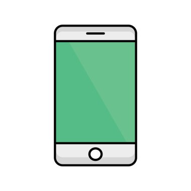 Kolayca değiştirebilen veya düzenleyebilen mobil vektör simgesi