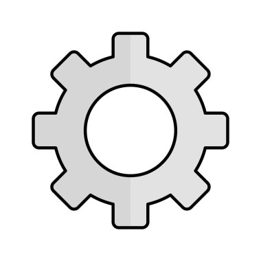Kolayca düzenleyebilen ya da düzenleyebilen Cog Vektör simgesi