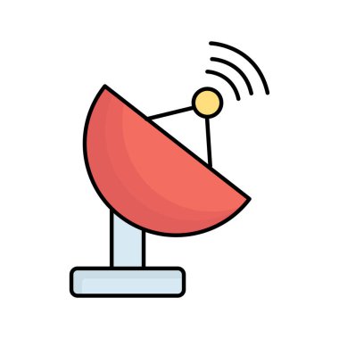 Kolayca değiştirebilen ya da düzenleyebilen Anten Vektör simgesi