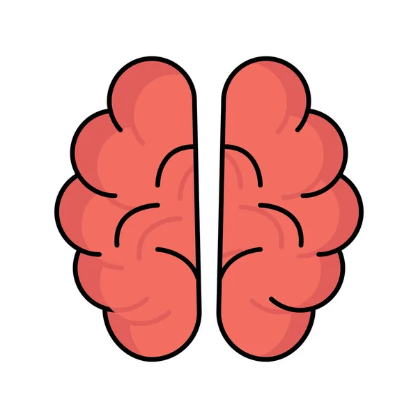 Icono Del Vector Cerebral Que Puede Modificar Editar Fácilmente — Archivo Imágenes Vectoriales