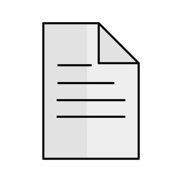 Icono Del Vector Del Documento Que Puede Modificar Editar Fácilmente — Archivo Imágenes Vectoriales