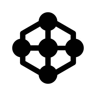 Kolayca düzenleyebilen ya da düzenleyebilen Atom Vektörü simgesi