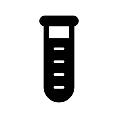 Kolayca değiştirebilen veya düzenleyebilen test tübü vektör simgesi