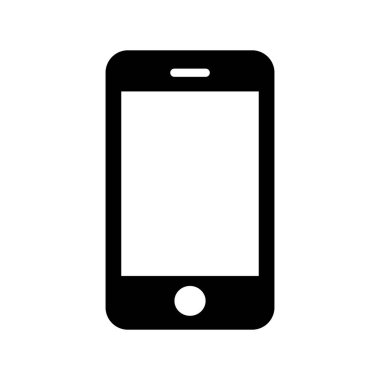 Kolayca değiştirebilen veya düzenleyebilen mobil vektör simgesi