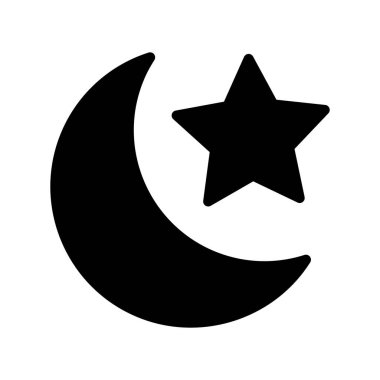 Kolayca düzenleyebilen veya düzenleyebilen Hilal Vektör simgesi