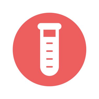 Kolayca değiştirebilen veya düzenleyebilen test tübü vektör simgesi