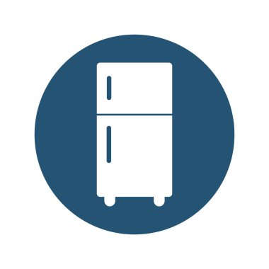 Kolayca düzenleyebilen ve düzenleyebilen Buzdolabı Vektör simgesi