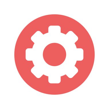 Kolayca düzenleyebilen ya da düzenleyebilen Cog Vektör simgesi