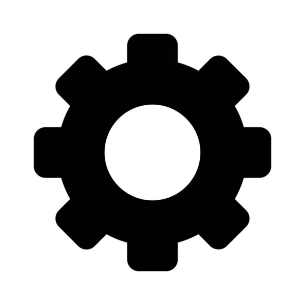 Cog Vector Icono Que Puede Modificar Editar Fácilmente — Vector de stock