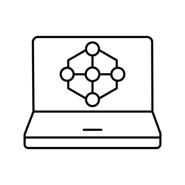 Kolayca düzenleyebilen ya da düzenleyebilen Atom Vektörü simgesi