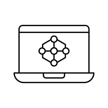 Kolayca düzenleyebilen ya da düzenleyebilen Atom Vektörü simgesi