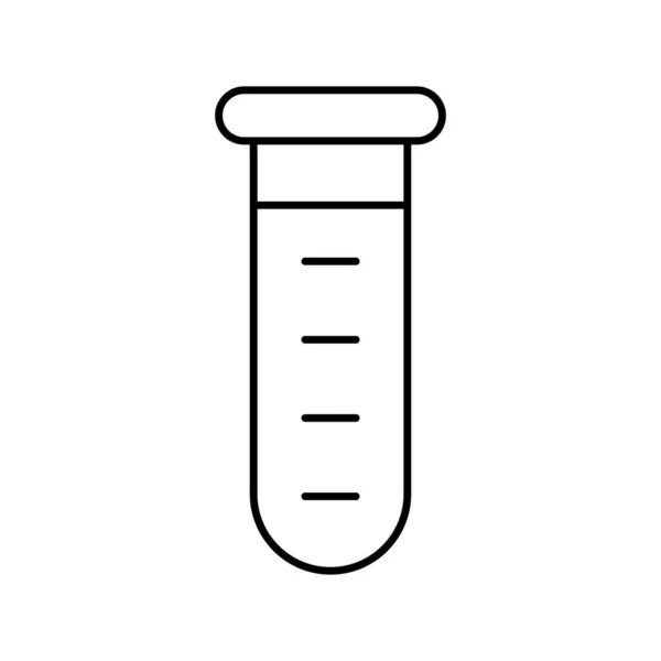 Test Tube Vector Icon Οποίο Μπορεί Εύκολα Τροποποιήσει Επεξεργαστεί — Διανυσματικό Αρχείο