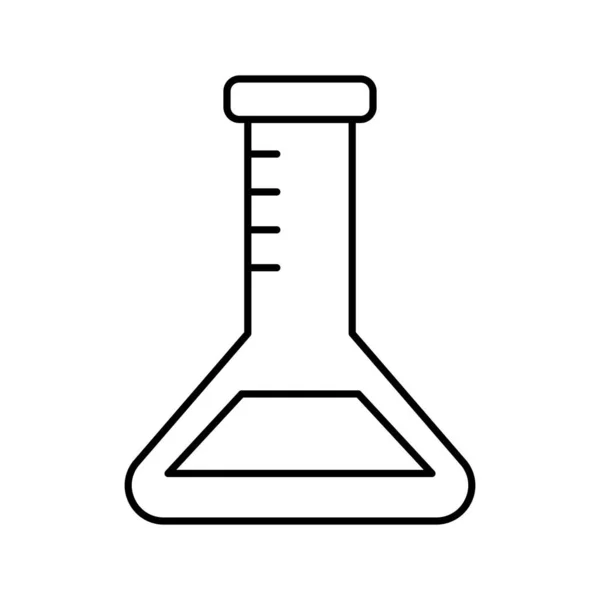 Ícone Vetorial Beaker Que Pode Facilmente Modificar Editar — Vetor de Stock