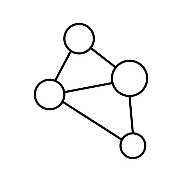 Verbindingsvectorpictogram Dat Gemakkelijk Kan Wijzigen Bewerken — Stockvector