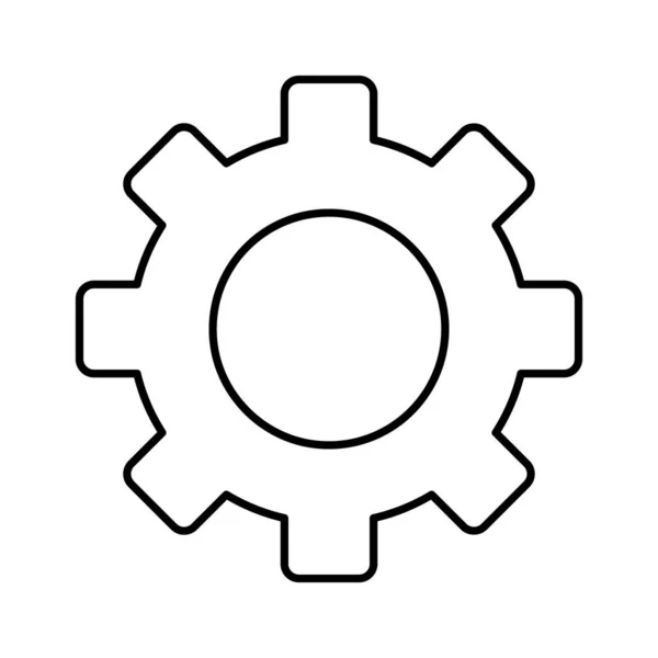 Cog Vector Icono Que Puede Modificar Editar Fácilmente — Archivo Imágenes Vectoriales