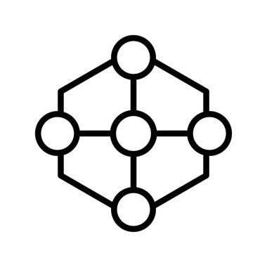 Kolayca düzenleyebilen ya da düzenleyebilen Atom Vektörü simgesi