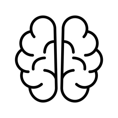 Kolayca değiştirebilen veya düzenleyebilen Beyin Vektörü simgesi