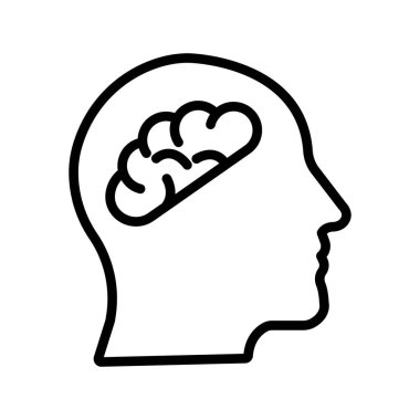 Kolayca değiştirebilen veya düzenleyebilen Beyin Vektörü simgesi