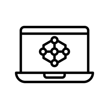 Kolayca düzenleyebilen ya da düzenleyebilen Atom Vektörü simgesi