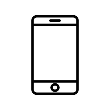 Kolayca değiştirebilen veya düzenleyebilen mobil vektör simgesi