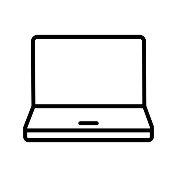 Laptop Vektor Symbol Das Leicht Geändert Oder Bearbeitet Werden Kann — Stockvektor