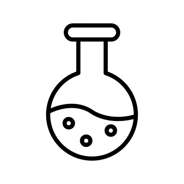 Conical Flask Vector Icon Which Can Easily Modify Edit — Stock Vector