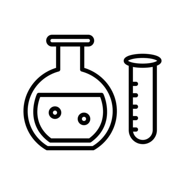 Ícone Vetor Vidro Laboratório Que Pode Facilmente Modificar Editar —  Vetores de Stock