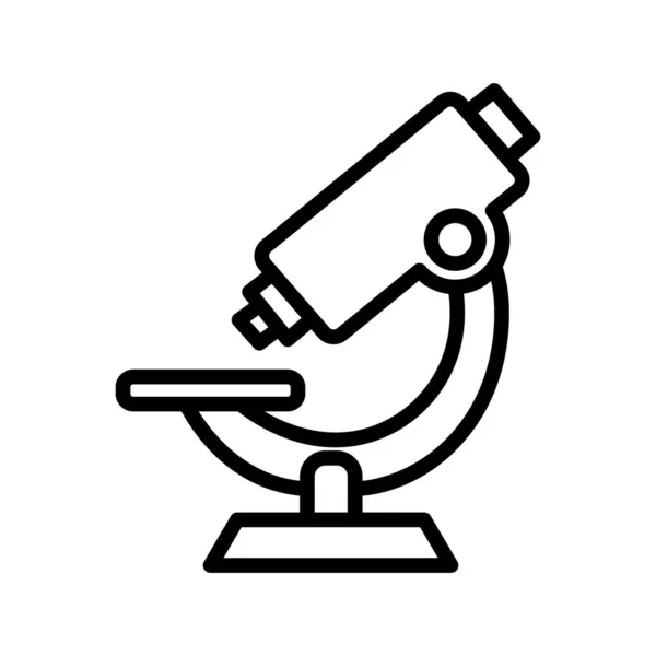 Mikroskop Vektor Symbol Das Leicht Geändert Oder Bearbeitet Werden Kann — Stockvektor