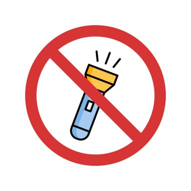 El feneri izole edilmiş vektör simgesini durdur. Bu simge kolayca değiştirilebilir ya da düzenlenebilir