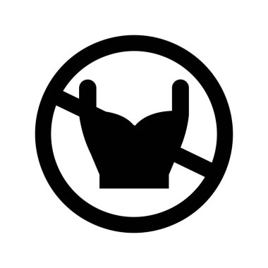 Bikini izole edilmiş vektör simgesini kolaylıkla düzenleyebilen veya düzenleyebilen durdur