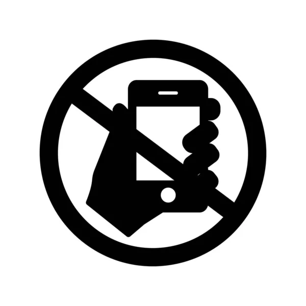 Stop Take Selfie Isolated Vector Icon Which Can Easily Modify — Stockový vektor