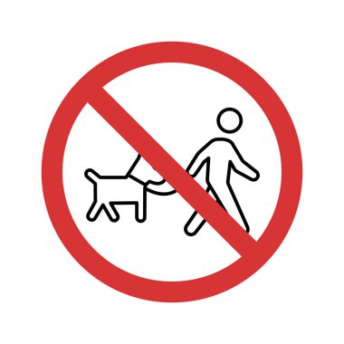 Kolayca değiştirebilen veya düzenleyebilen Köpek İzole Vektör simgesini durdur