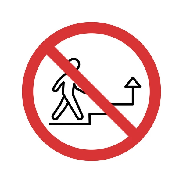 Stop Stair Icono Vector Aislado Que Puede Modificar Editar Fácilmente — Archivo Imágenes Vectoriales