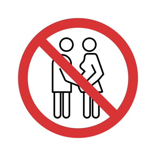 Stop Romance Isolated Vector Pictogram Dat Gemakkelijk Kan Wijzigen Bewerken — Stockvector