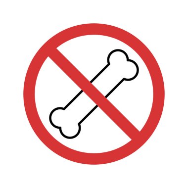 Kolayca düzenleyebilen ve düzenleyebilen Kemik İzole Vektör simgesini durdur