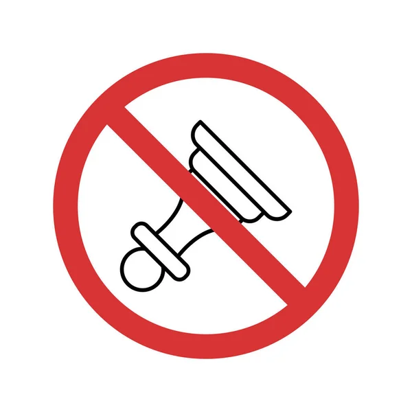 Stop Horn Icono Vector Aislado Que Puede Modificar Editar Fácilmente — Vector de stock