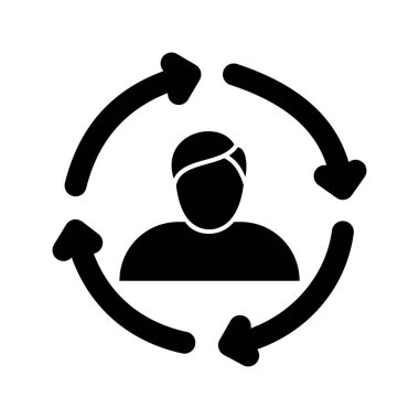 Kolayca düzenleyebilen ya da düzenleyebilen yardımcı pazarlama vektörü simgesi