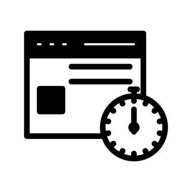 Kolayca düzenleyebilen ve düzenleyebilen Arama Motoru optimizasyon Vektörü simgesi