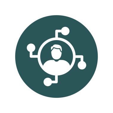 Kolayca düzenleyebilen ya da düzenleyebilen yardımcı pazarlama vektörü simgesi