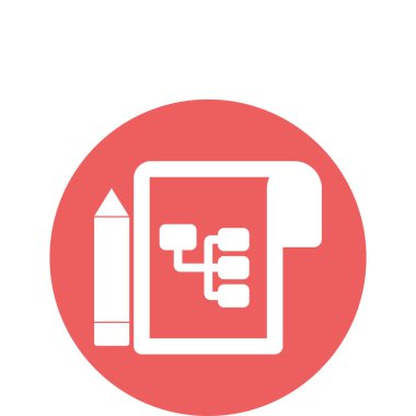 İçerik yönetimi vektör simgesi kolayca düzenleyebilir ya da değiştirebilir